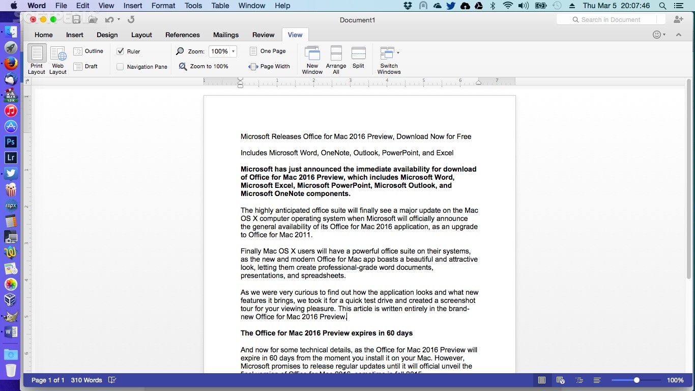 Office 2016 Mac Manual Update